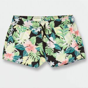 New With Tags Volcom Girls Size Medium (8/10) UPF 50+ Sunny Beach 2 Boardshorts